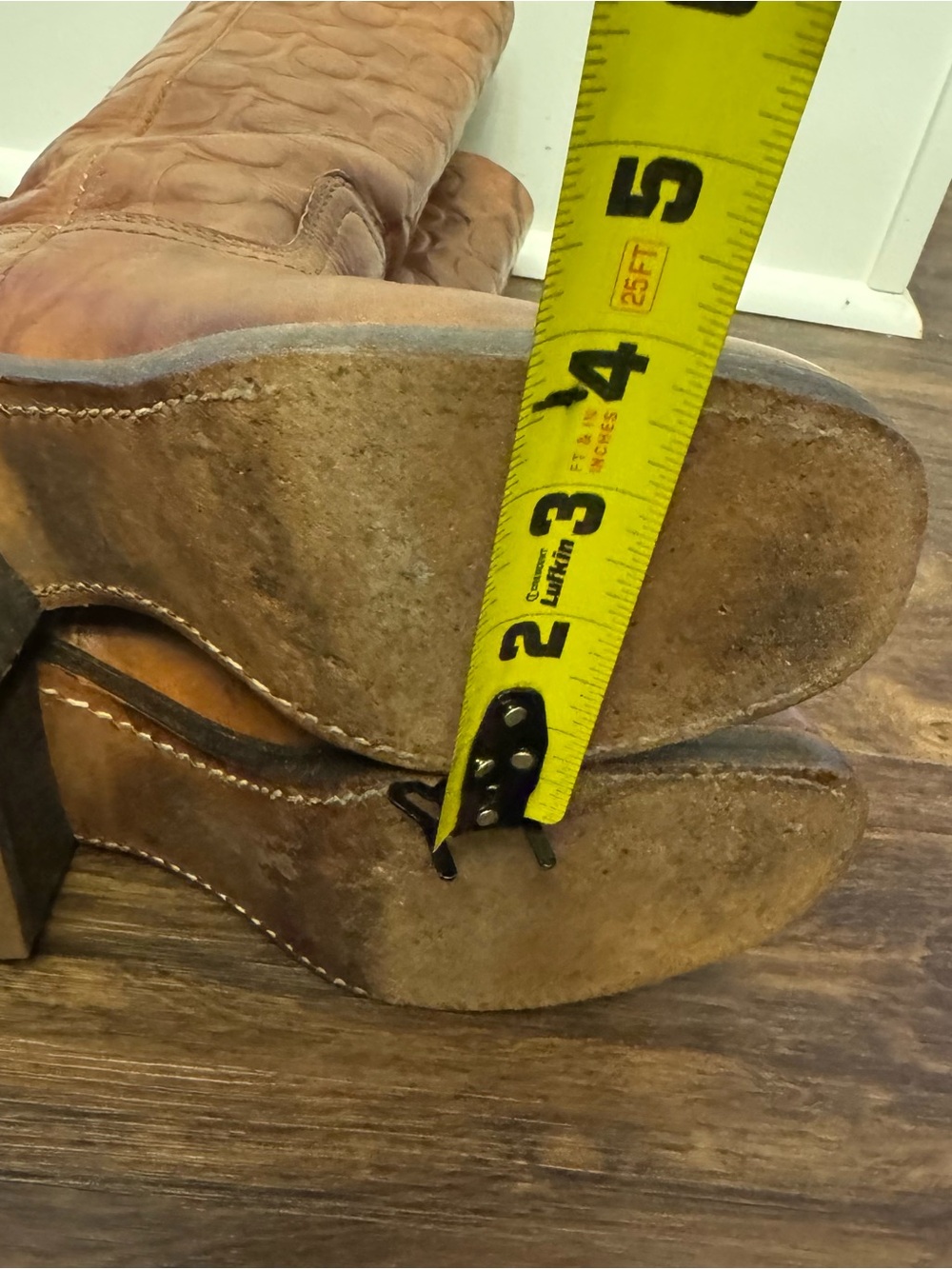 Rare Vintage Frye x Coach Collaboration Embossed Signature Leather Campus Boots - Picture 11 of 14